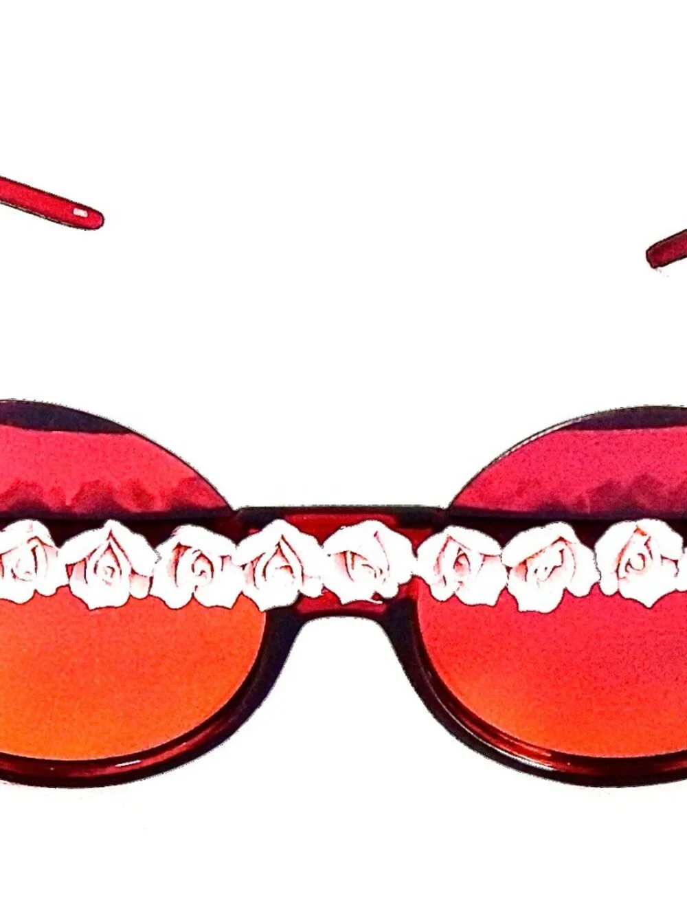 GASOLINE GLAMOUR CHEROKEE ROSE ACID PEEKABOO GLASSES 🌸🌹🌸